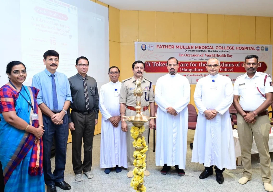 Father Muller hospital honours traffic police on World Health Day - News Karnataka