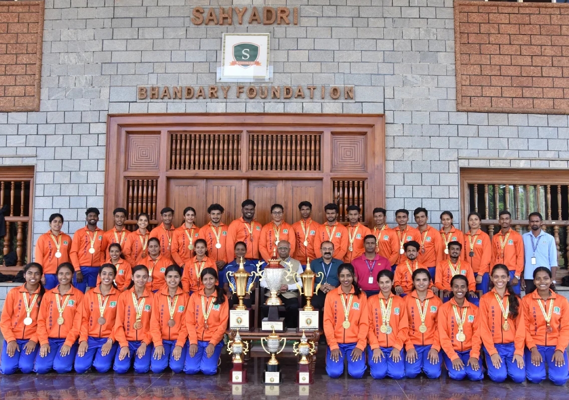 Sahyadri College wins VTU athletics championship for ninth time - News Karnataka
