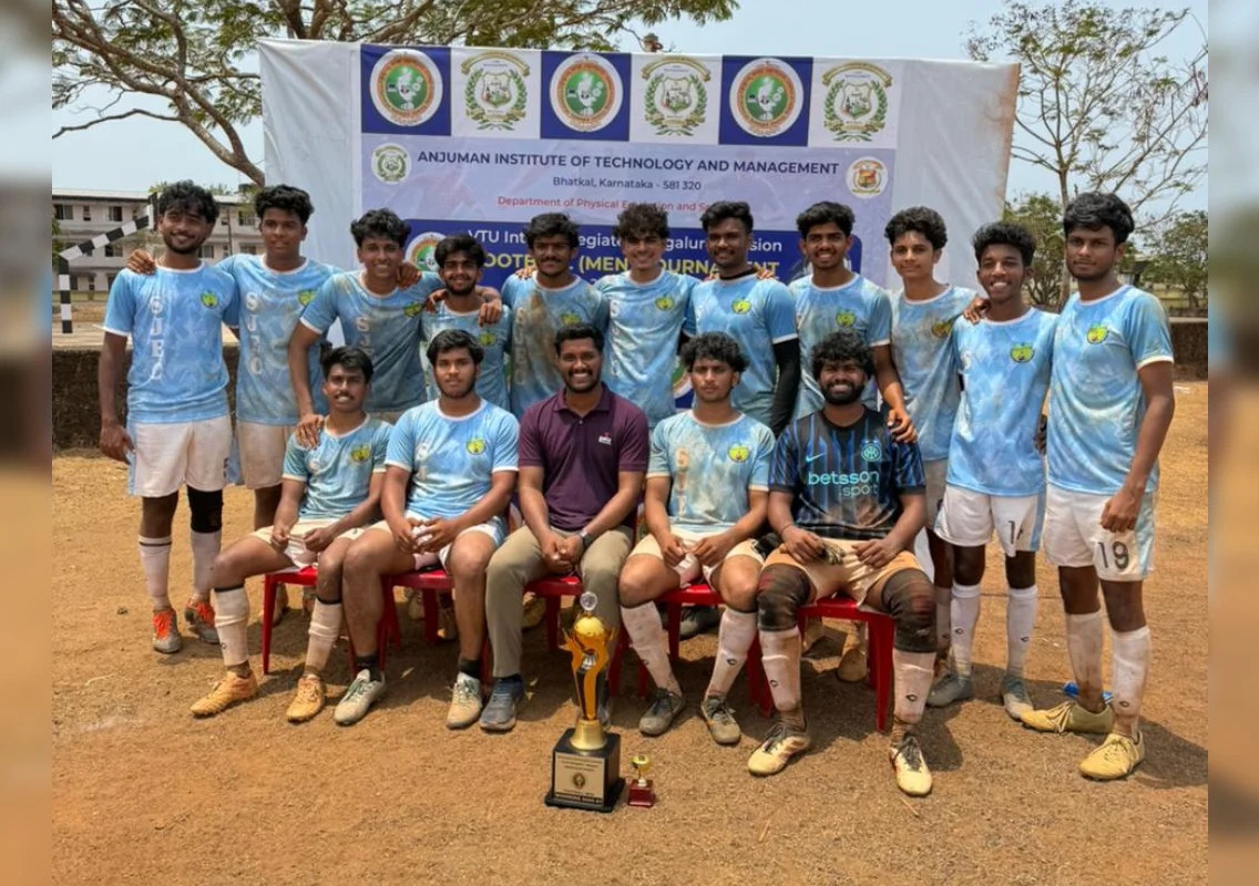 SJEC men’s football team emerges champions at VTU tournament - News Karnataka