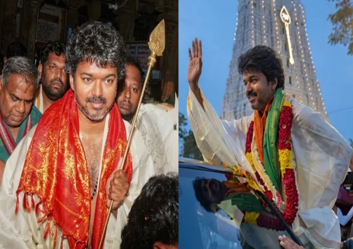 Vijay visits Tiruchendur temple before election results - News Karnataka