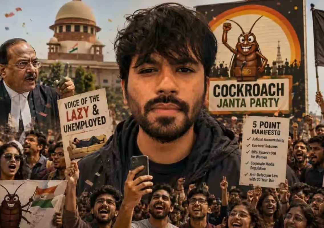 ‘Cockroach Janta Party’ gets rival after viral court remark - News Karnataka