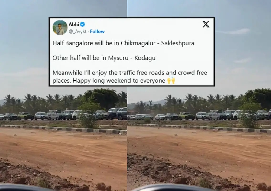 ‘Half of Bengaluru in Chikmagalur’: Viral traffic jam shocks travellers - News Karnataka