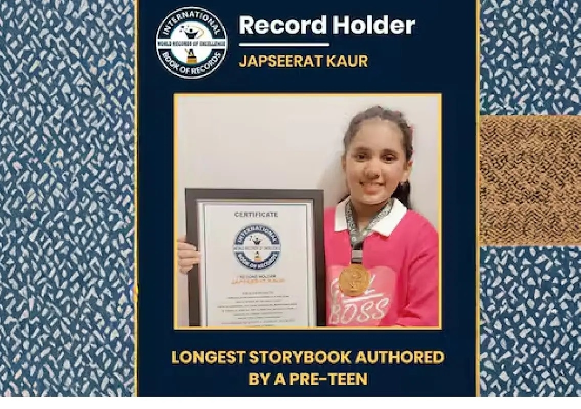 9-year-old Bengaluru girl creates world record with storybook - News Karnataka