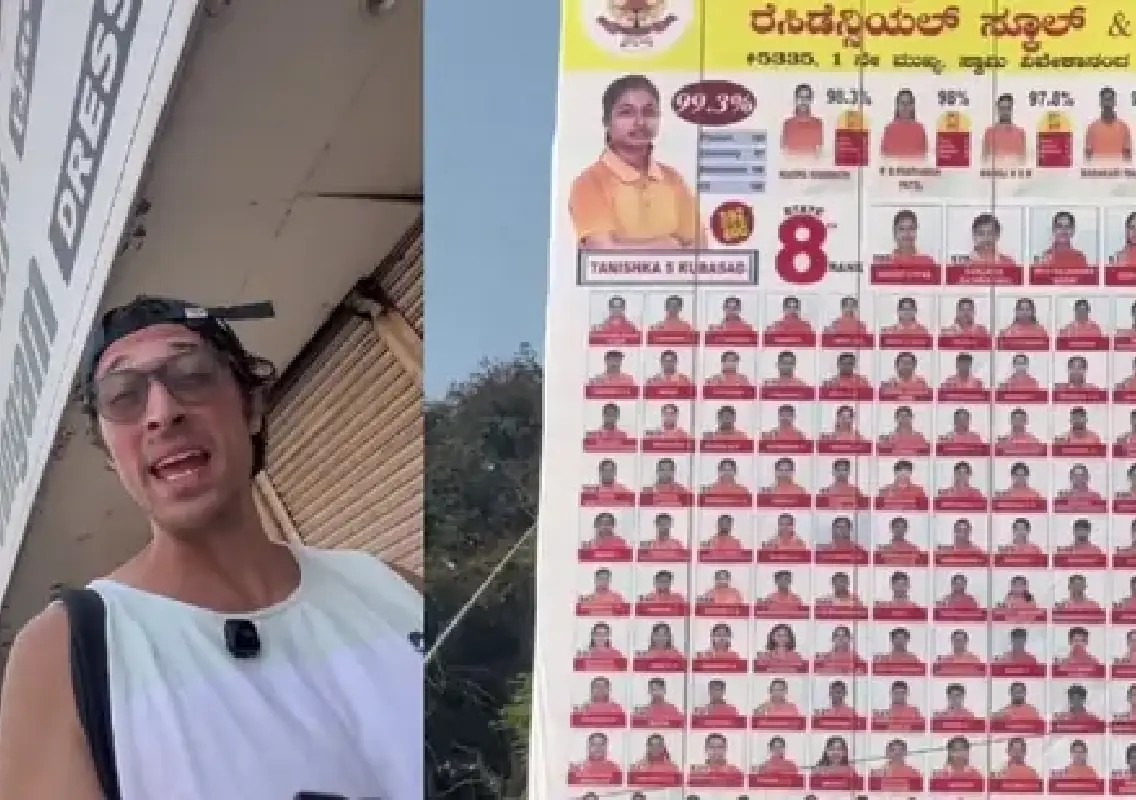 American techie shocked by Indian students scoring 99% - News Karnataka