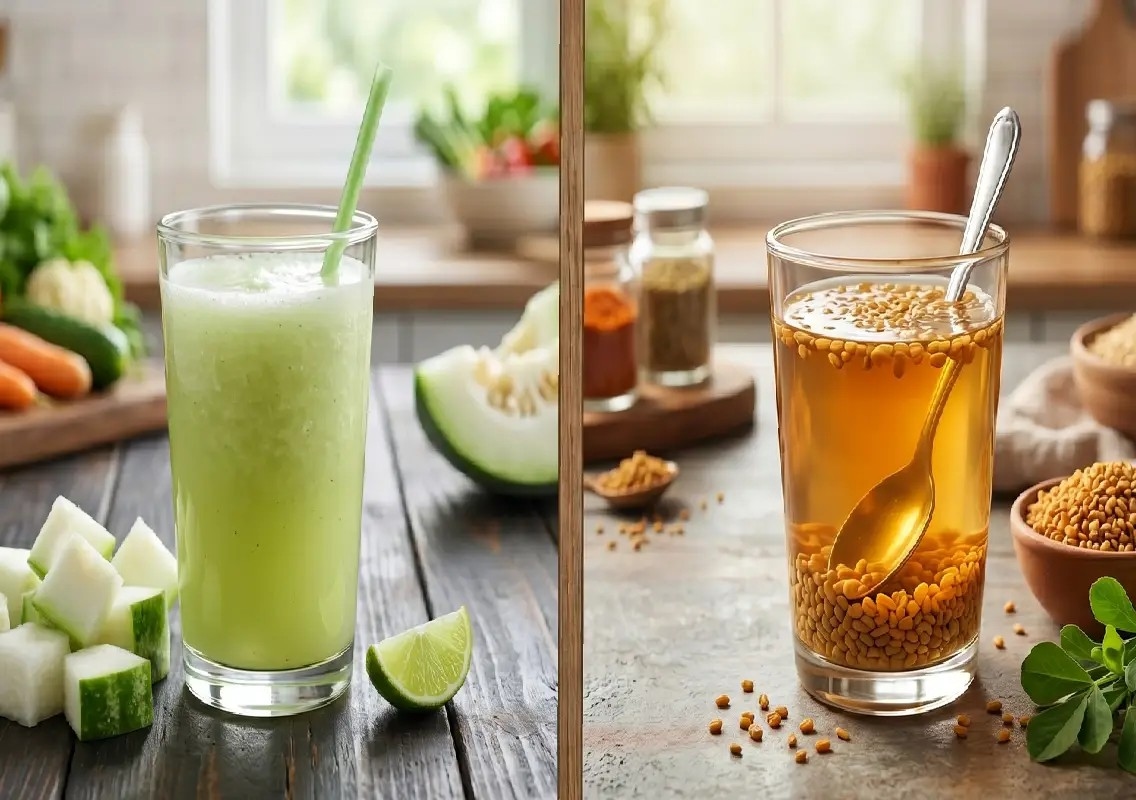 Ash gourd juice or methi water: Which is better this summer? - News Karnataka