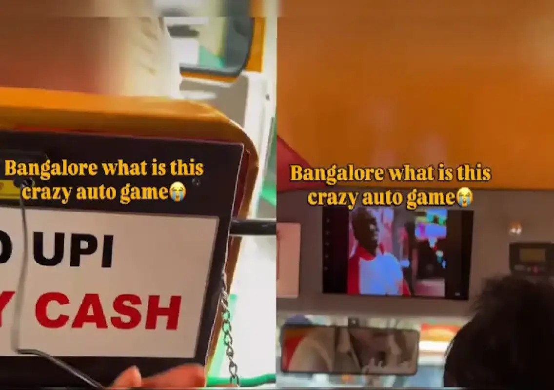 Bengaluru auto with TV and fan goes viral online: WATCH - News Karnataka