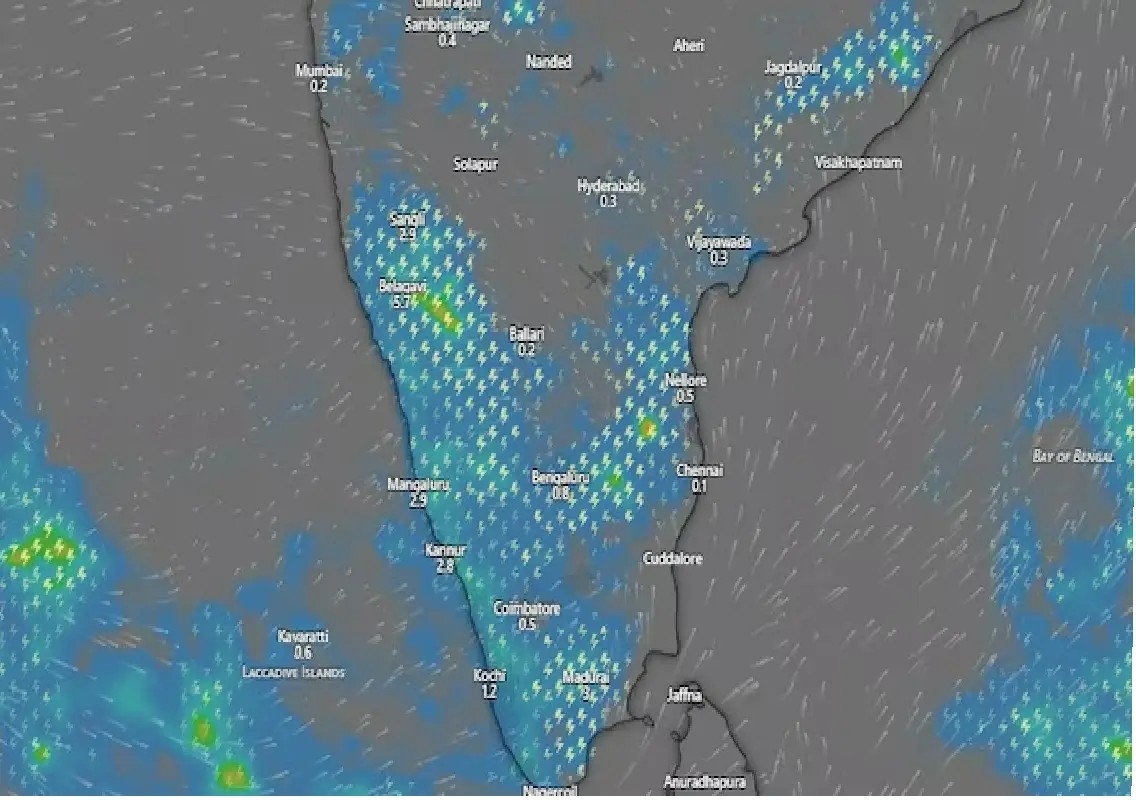 Bengaluru likely to see intense thunderstorms and heavy rain - News Karnataka
