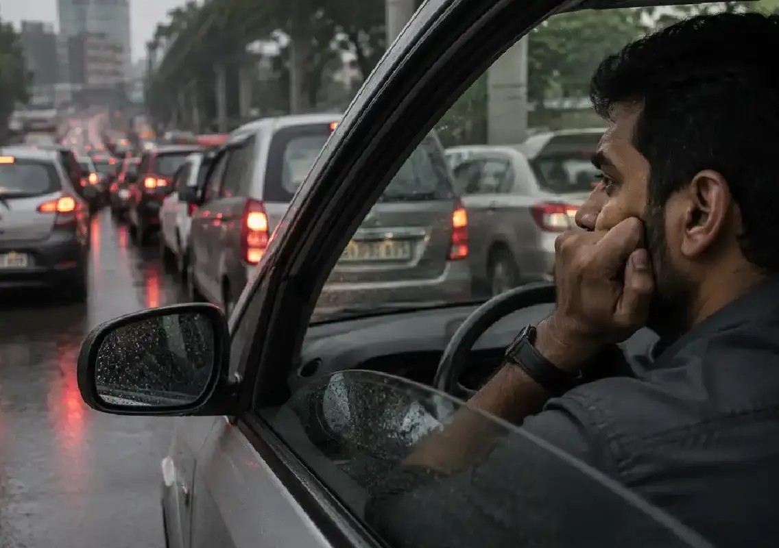 Bengaluru man says walking is better than ORR traffic - News Karnataka