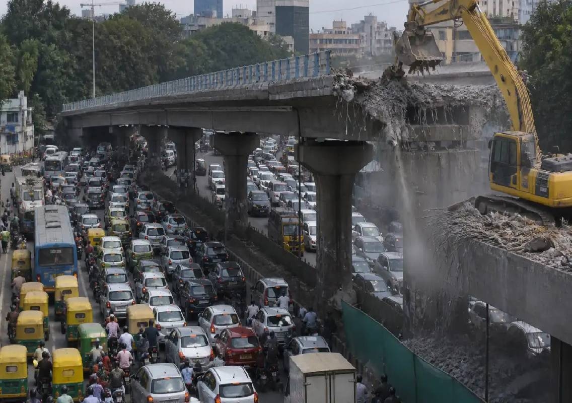 IOC Junction flyover demolition to hit Bengaluru traffic - News Karnataka