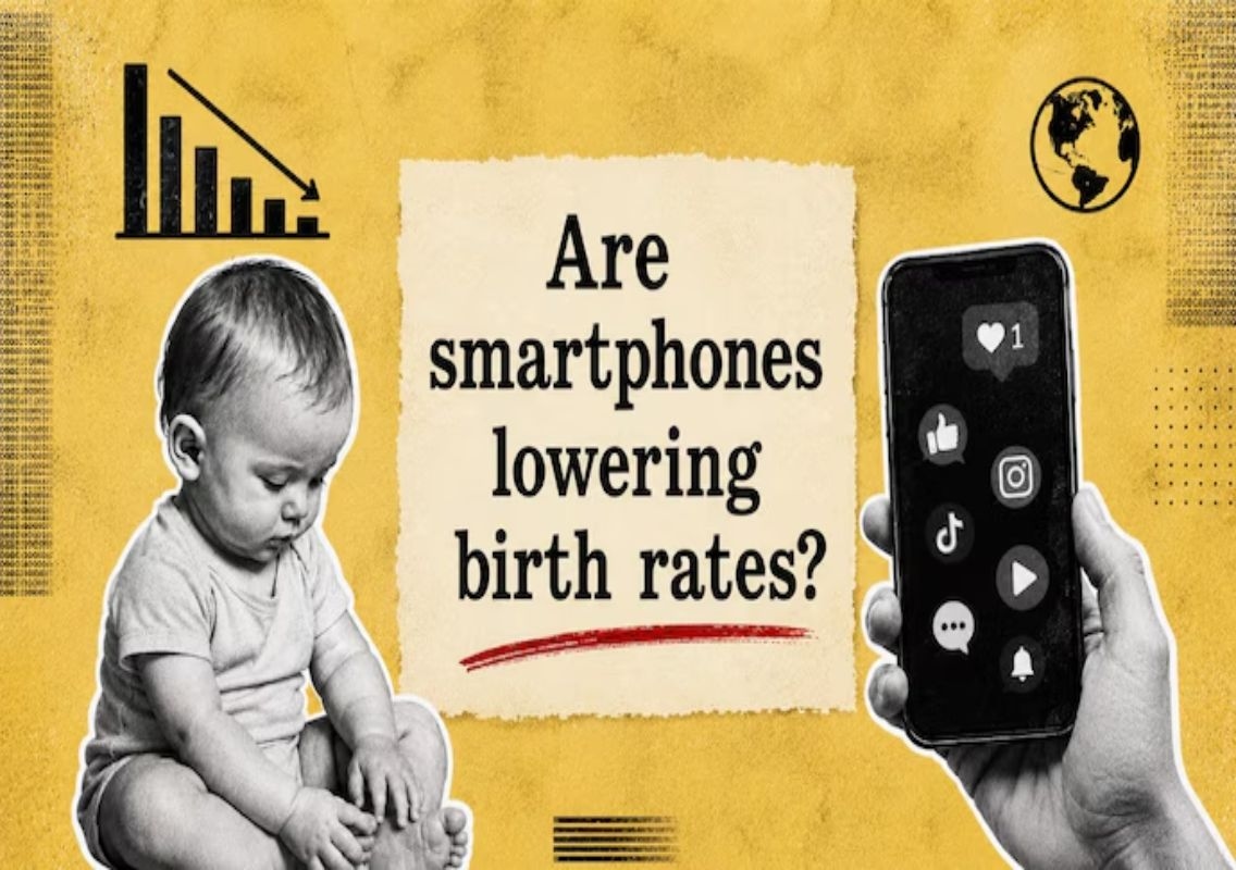 Are smartphones causing global birth rate decline - News Karnataka