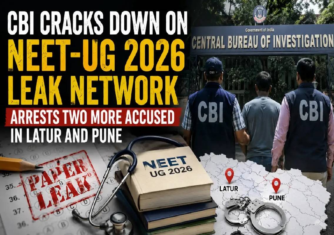 CBI arrests two more in NEET UG 2026 leak case - News Karnataka