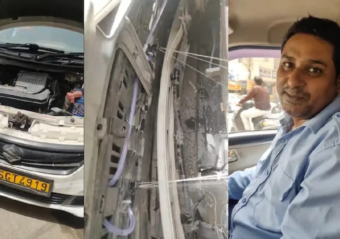 Delhi taxi driver’s cooling trick draws attention amid heatwave - News Karnataka