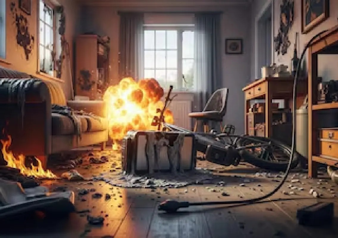 Elderly man dies after e-scooter battery explodes at home - News Karnataka