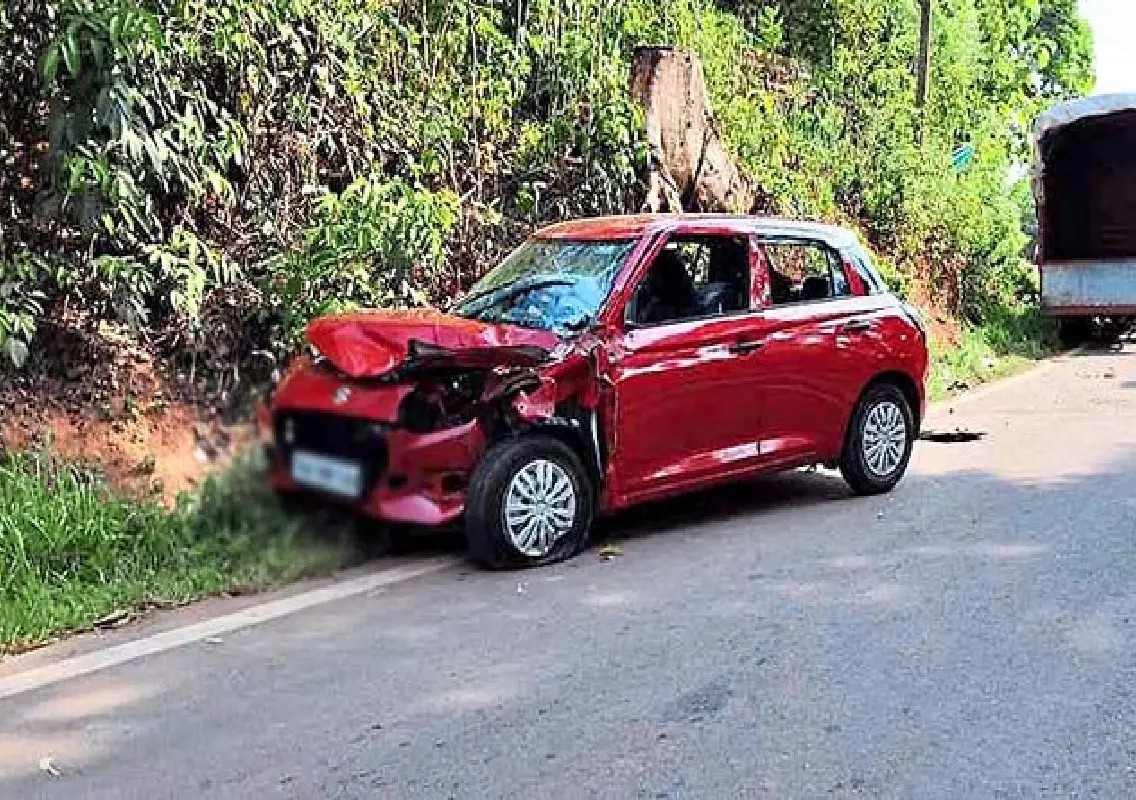 Five injured in truck–car collision near Beltangady - News Karnataka