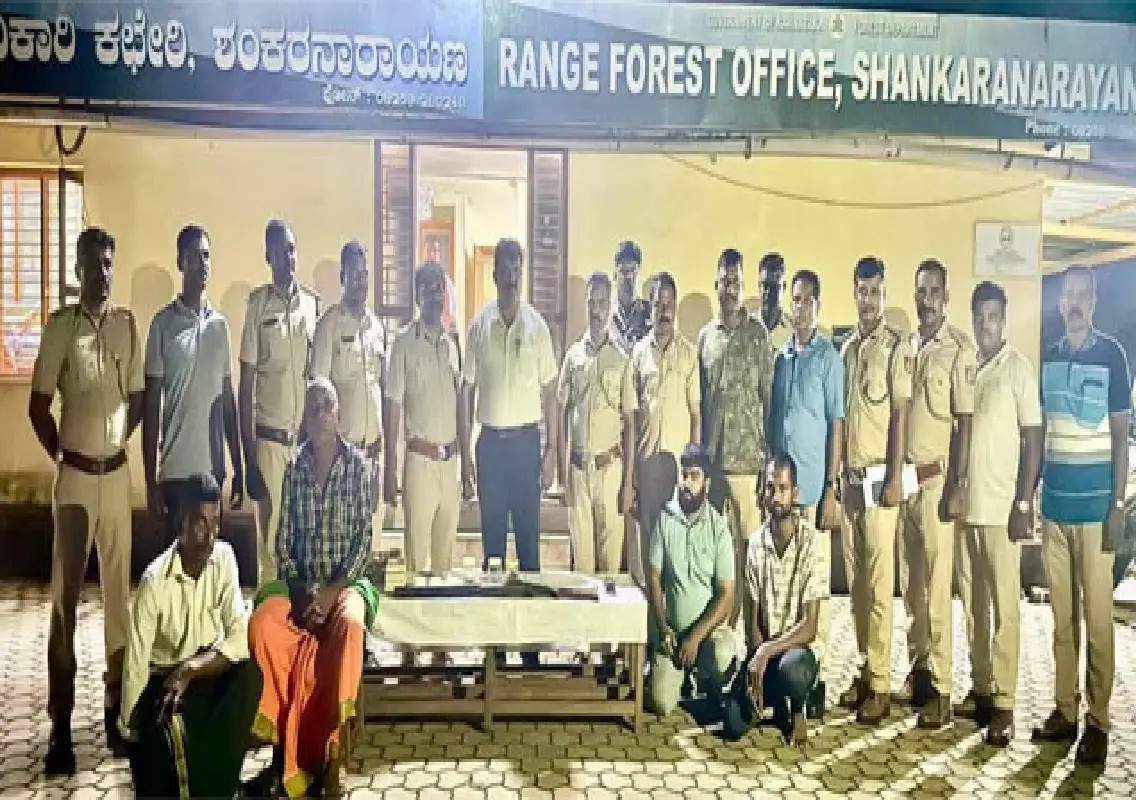Four arrested in leopard killing case in Kundapur - News Karnataka