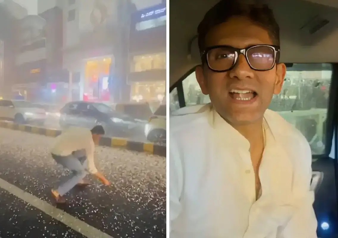 Hailstorm brings out child in Venkatesh Prasad - News Karnataka