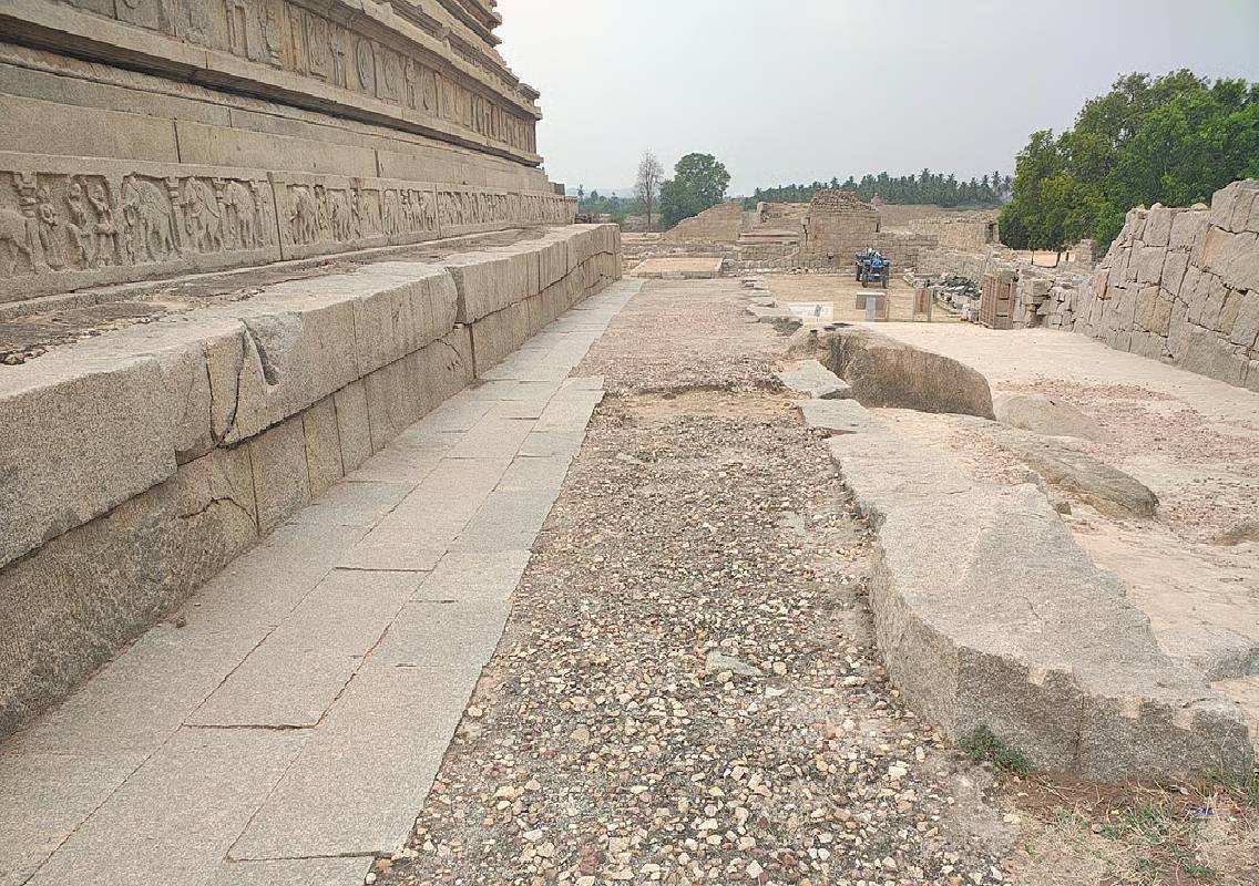 ASI starts Rs 56 lakh Hampi temple restoration - News Karnataka