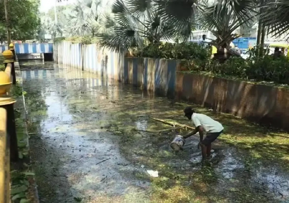 K.R. Circle underpass floods again, reviving safety fears - News Karnataka