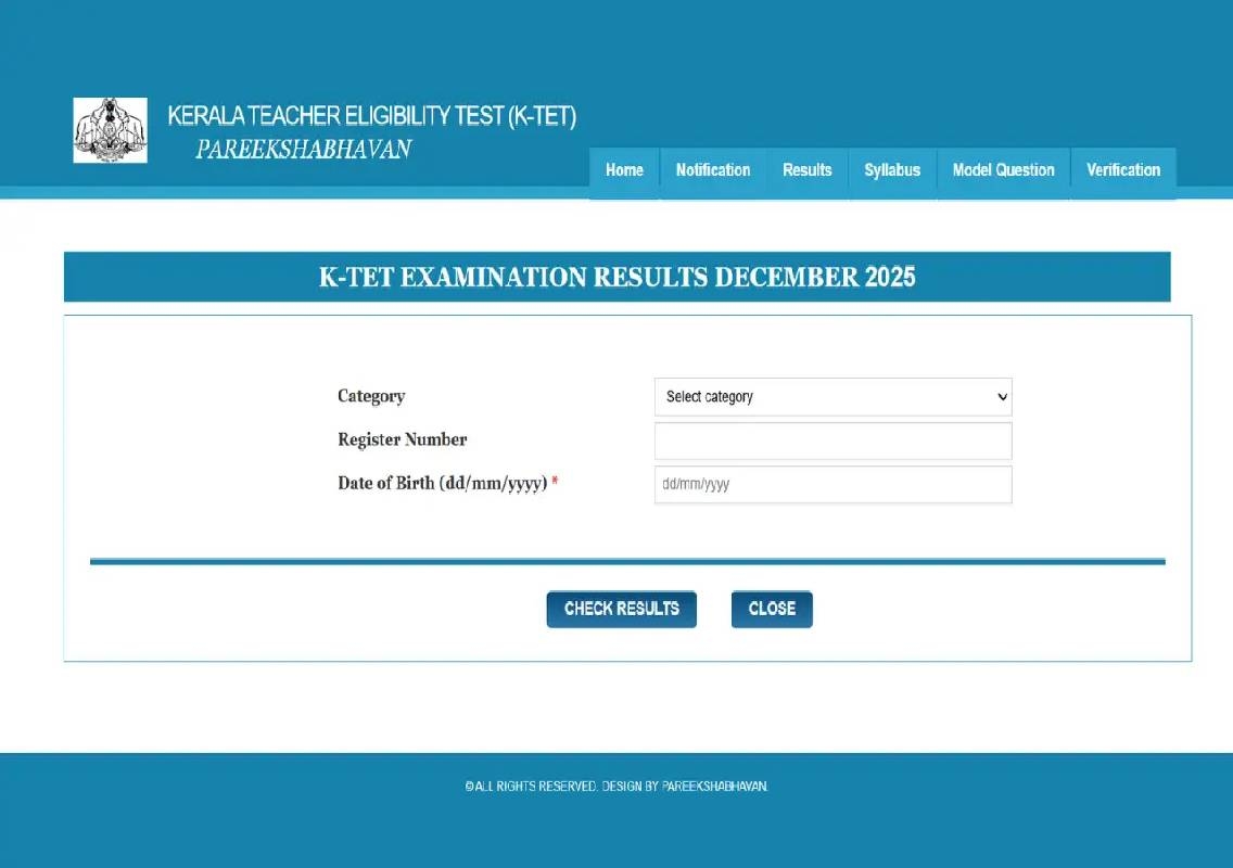 KTET December 2026 result declared online - News Karnataka