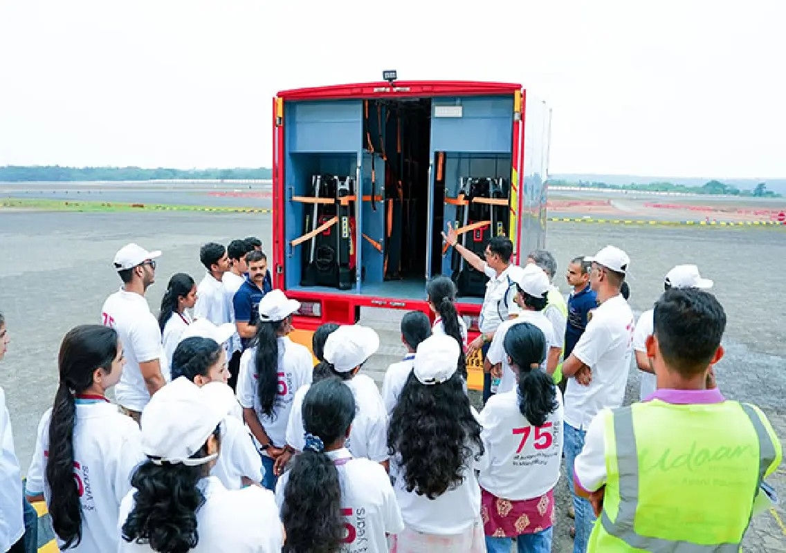 Mangaluru Airport hosts PUC toppers for aviation visit - News Karnataka