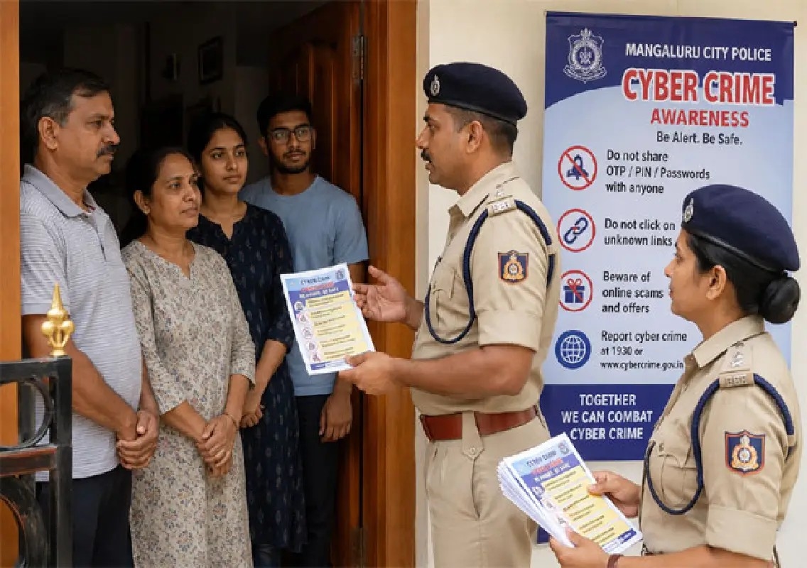 Mangaluru police intensify cyber crime awareness drive - News Karnataka