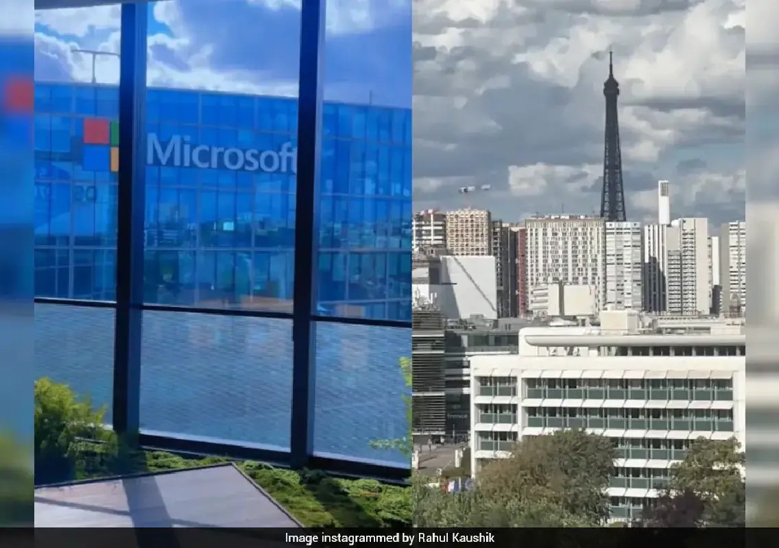 Microsoft engineer’s Paris office video leaves Indians impressed - News Karnataka