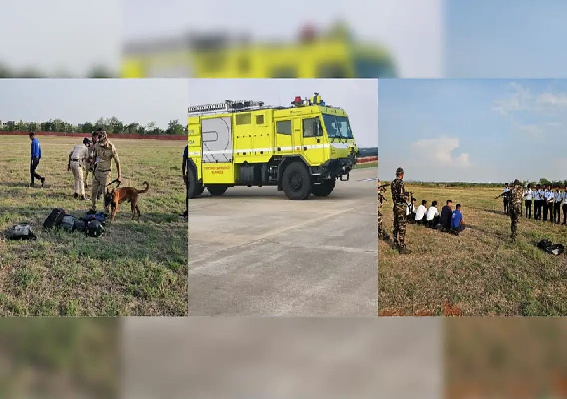 Mysuru Airport conducts anti-hijack mock drill - News Karnataka