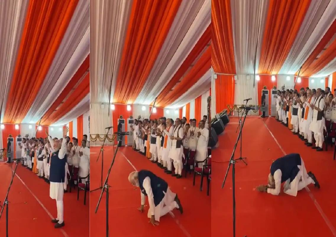 PM Modi bows before Bengal at oath ceremony - News Karnataka
