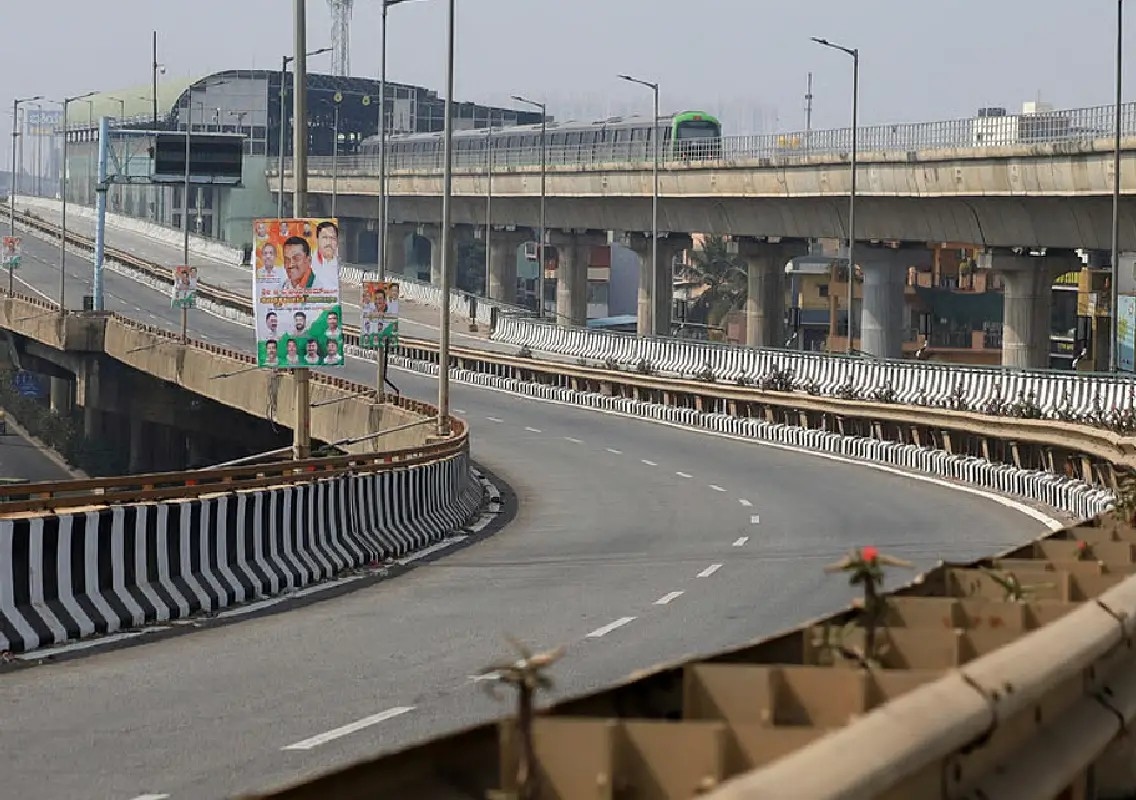 Peenya elevated flyover to shut for 3 days for load testing - News Karnataka