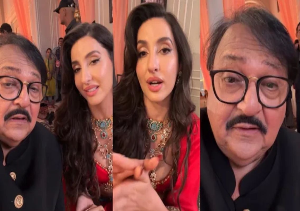 Rakesh Bedi, Nora Fatehi dance video goes viral - News Karnataka