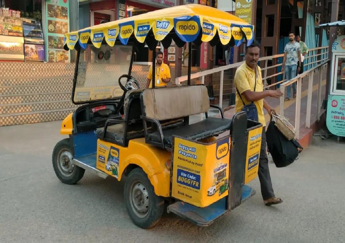 Rapido launches electric buggy service at Bengaluru station - News Karnataka