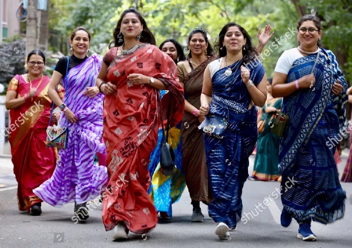 Saree Run brings fitness and culture together for women - News Karnataka