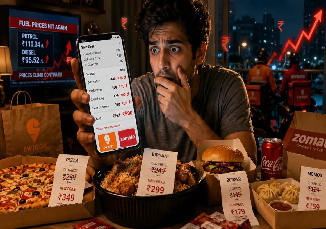 Swiggy Zomato orders may get costlier due to fuel rise - News Karnataka