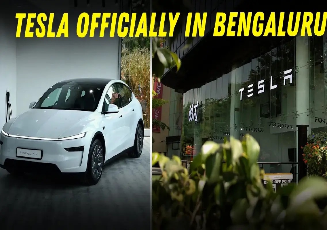 Tesla opens first Bengaluru centre with new family SUV launch - News Karnataka