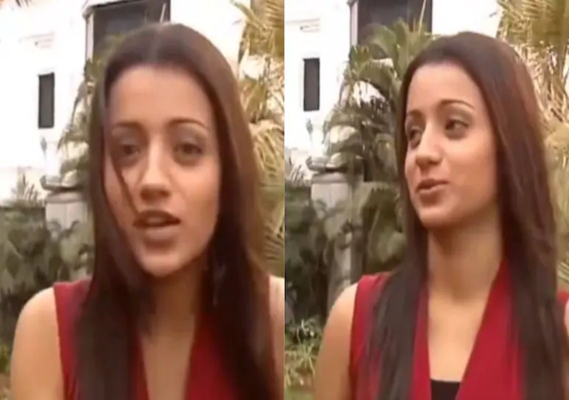 Old Trisha video resurfaces amid Tamil Nadu poll buzz - News Karnataka