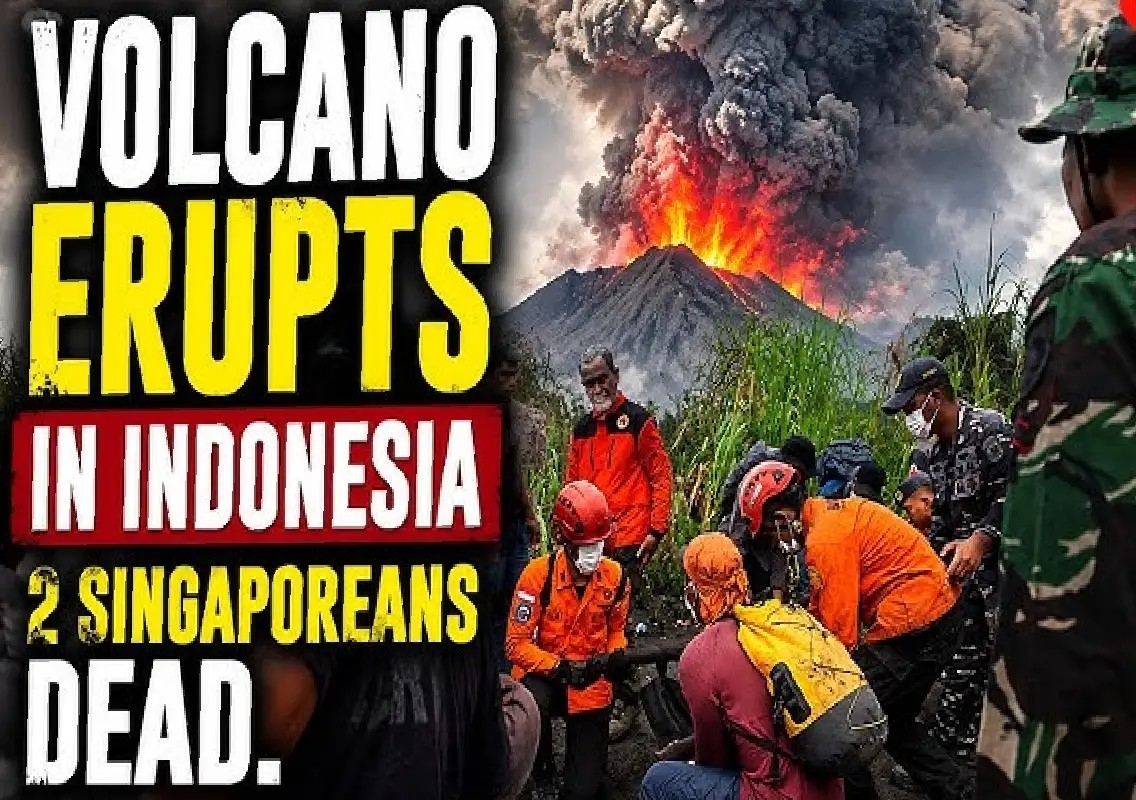 Two Singaporeans killed in Indonesia volcano eruption - News Karnataka