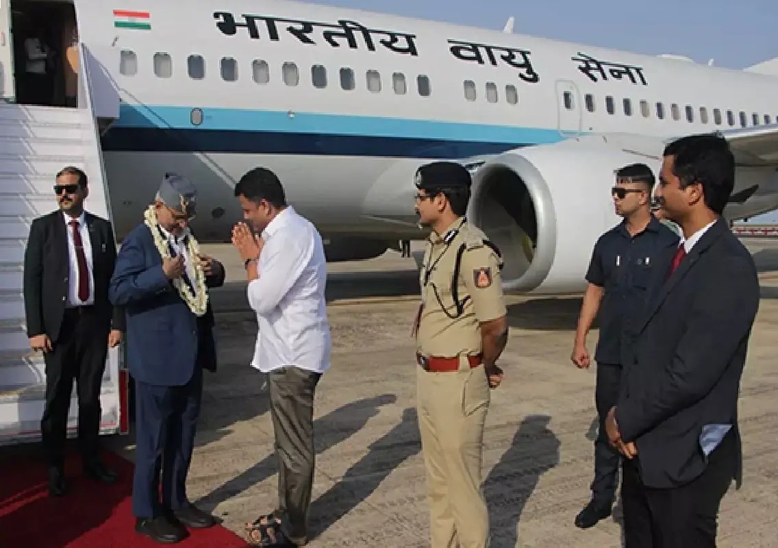 Vice-President C. P. Radhakrishnan arrives in Mangaluru - News Karnataka