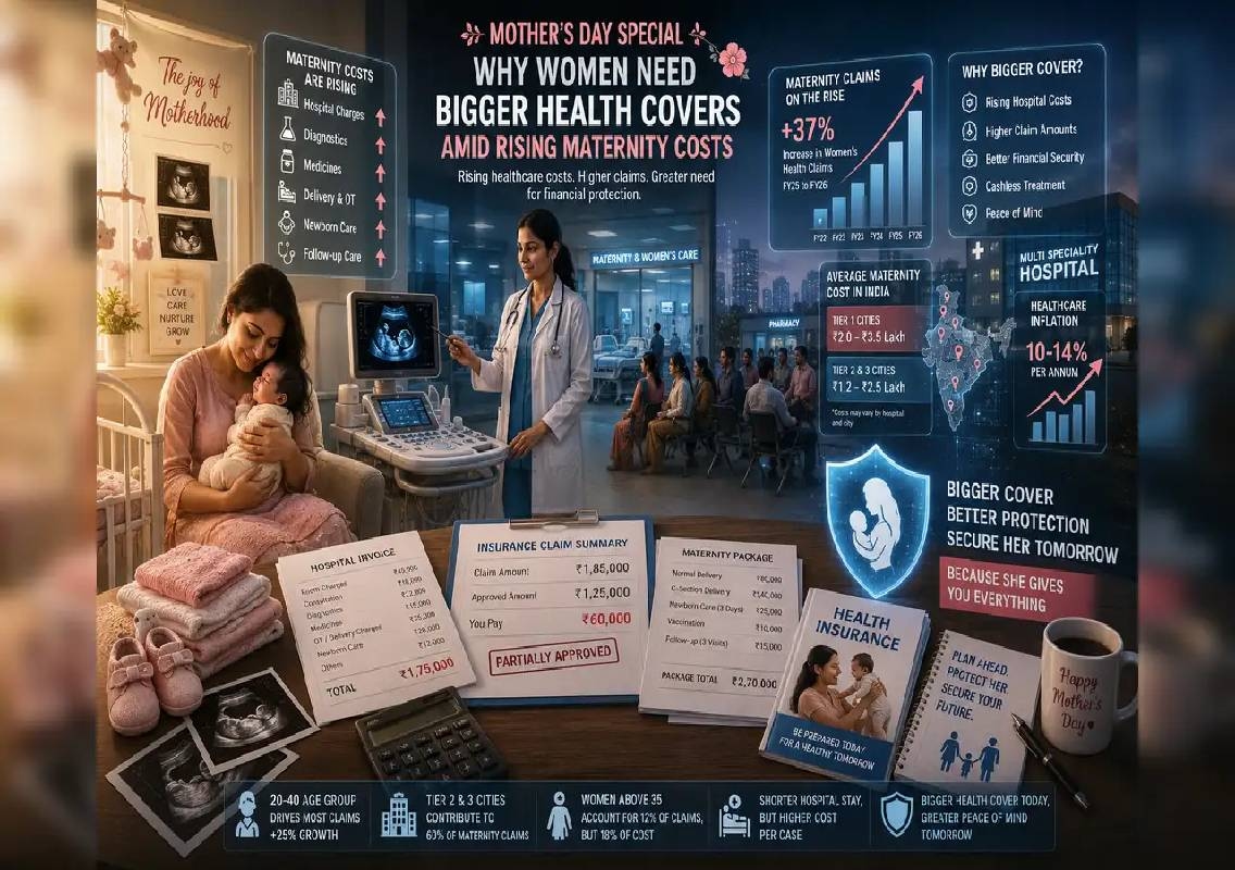 Women need bigger health covers amid maternity costs - News Karnataka