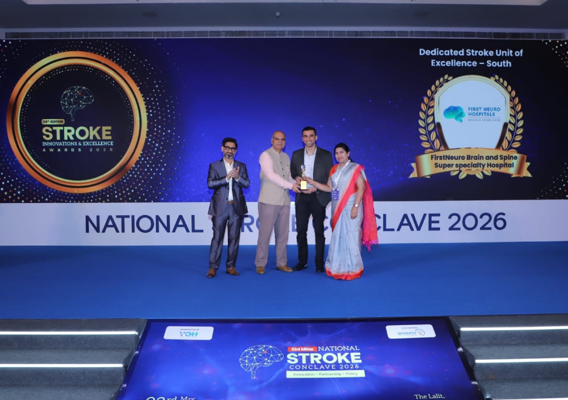 First Neuro Hospital wins stroke unit excellence award - News Karnataka