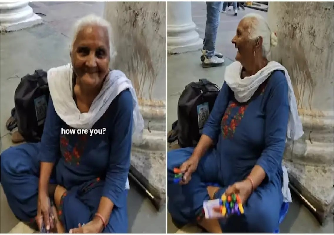 American creator's gesture brightens elderly pen seller's day: WATCH - News Karnataka