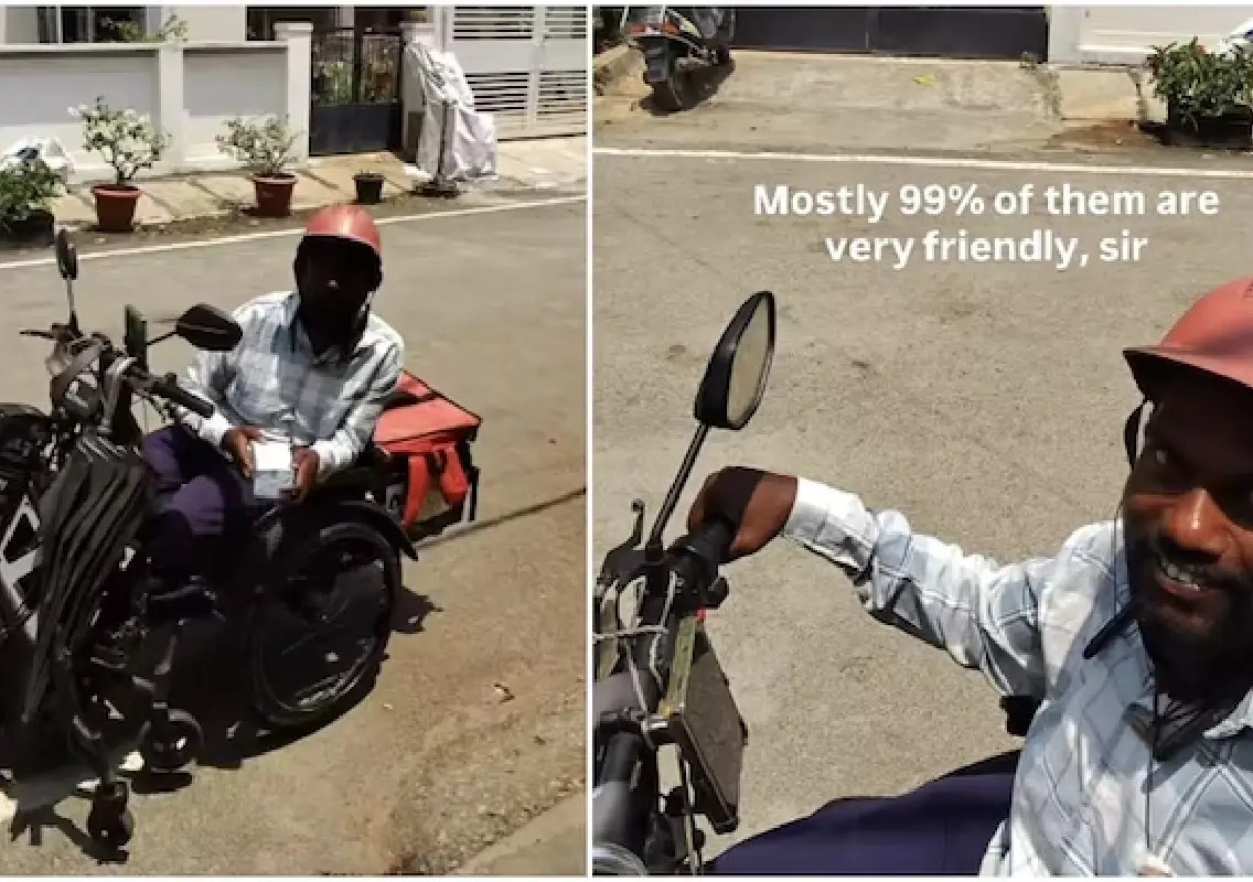 Bengaluru man's gesture to delivery agent wins hearts online - News Karnataka