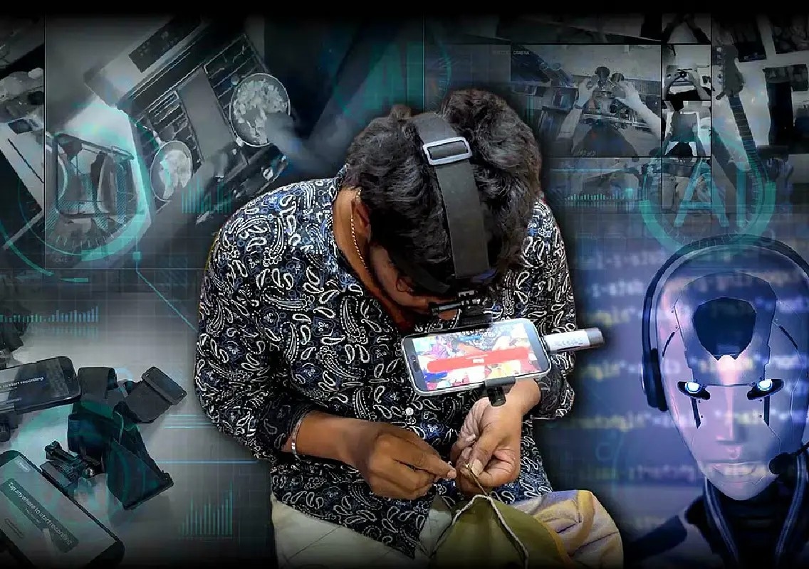 Bengaluru market workers help train AI robots with wearable cameras - News Karnataka