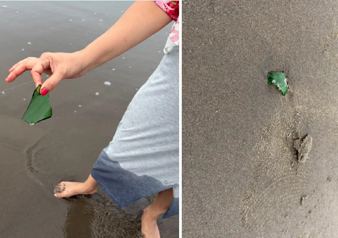 Broken glass on beach sparks debate on civic sense - News Karnataka