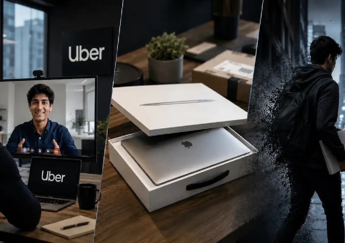 Candidate disappears after receiving company laptop - News Karnataka