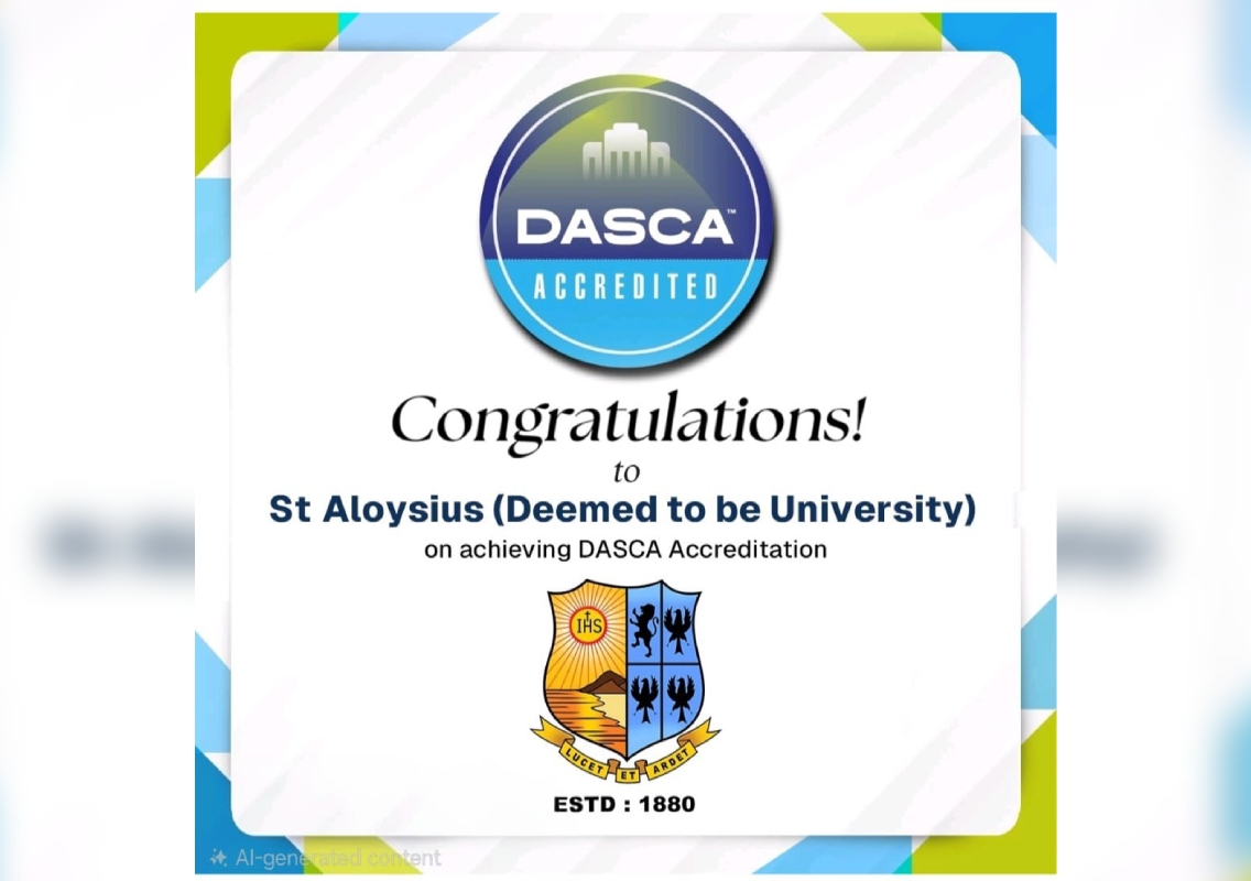 St Aloysius University earns prestigious DASCA accreditation - News Karnataka
