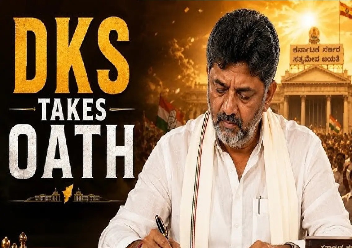 DK Shivakumar takes charge as Karnataka enters new era - News Karnataka