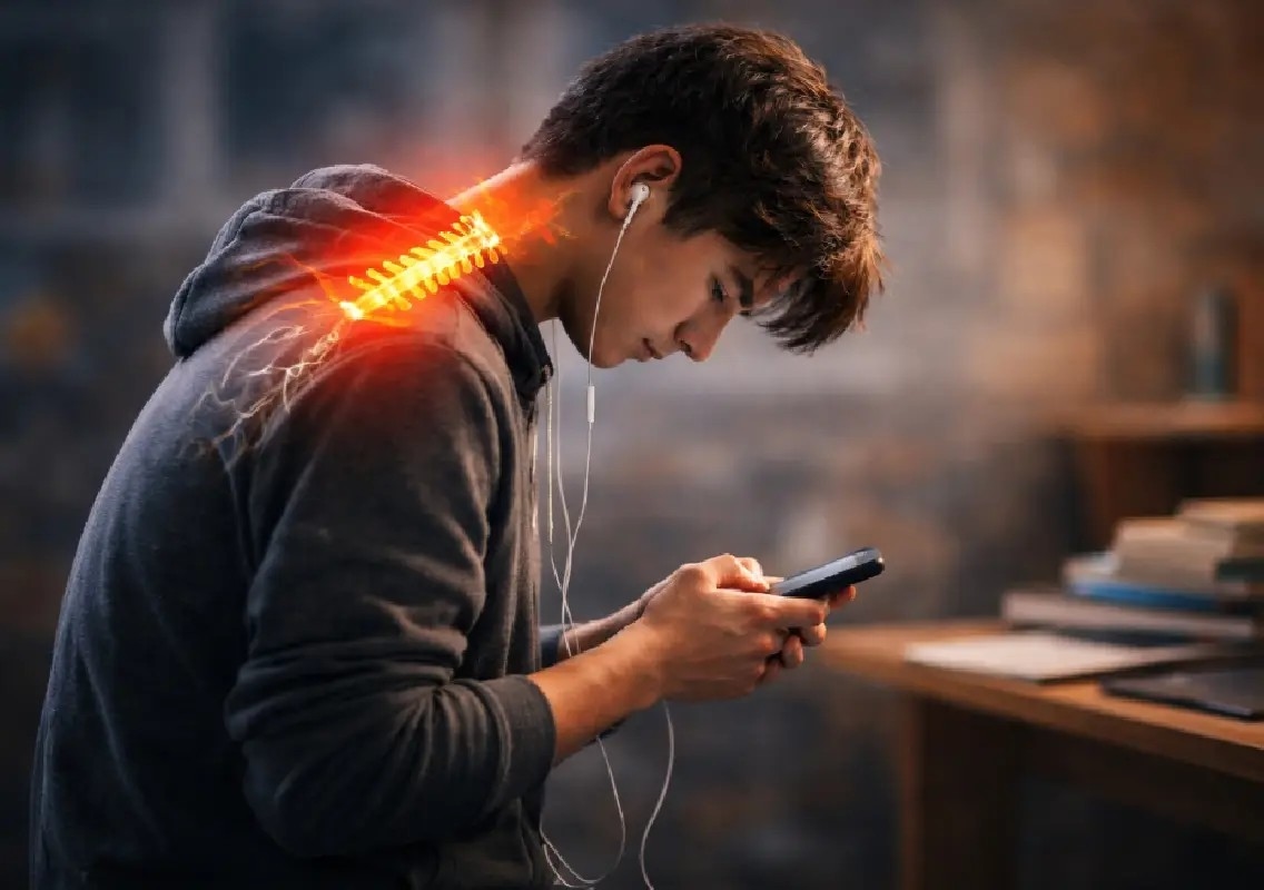 Doctors warn of rising ‘text neck’ cases among youth - News Karnataka
