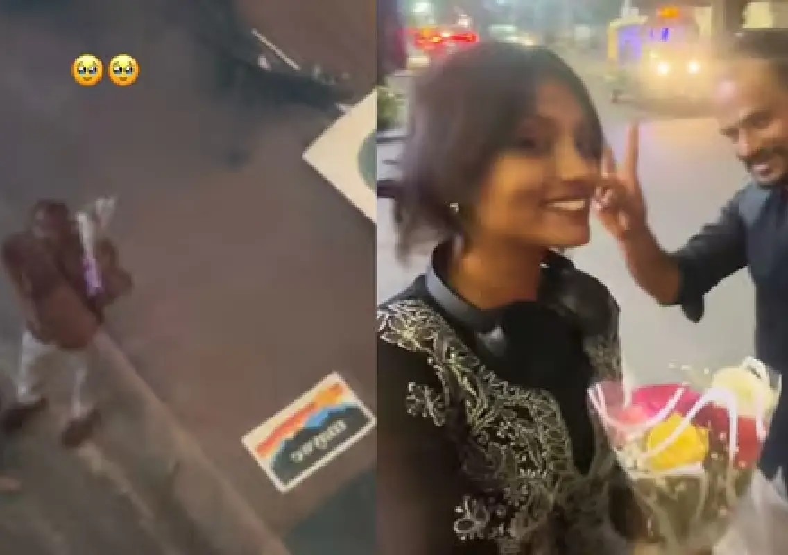 Father surprises daughter at office with a note she’ll never forget - News Karnataka