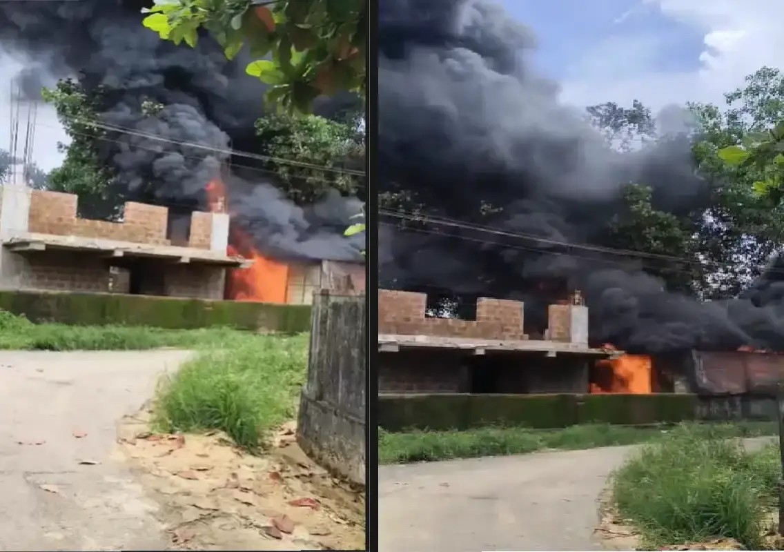 Fire breaks out at welding shop in Adi Udupi, no casualties reported - News Karnataka