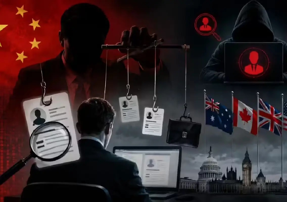 Five Eyes warns of Chinese spy recruitment on job sites - News Karnataka